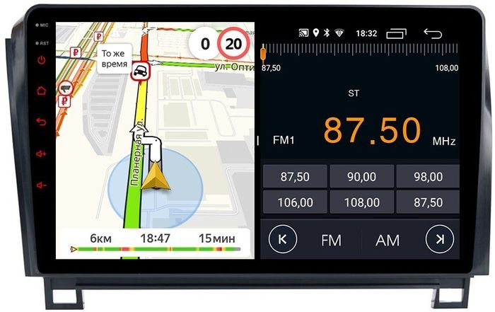Магнитола для Toyota Tundra XK50 2007-2013,  Sequoia XK60 2007-2022 - Parafar PF440FHD на Android 13, 8-ядер, 2Гб+32Гб, CarPlay, 4G SIM-слот