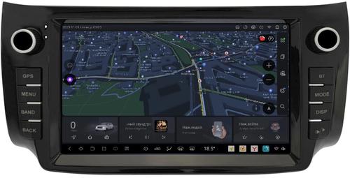 Магнитола для Nissan Sentra/Sylphy B17 2012-2023, Tiida 2015 - Kuberg SF-9666 (кнопки, рамка 9") QLed+2K, Android 13, UIS7870 (DUDU7), CarPlay, SIM-слот