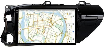 Магнитола для Toyota Hilux 2015+ - Vaycar VA77-1077-2K на Android 13, 8-ядер, 2K QLED, ТОП процессор, CarPlay,4G SIM-слот