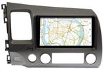 Магнитола для Honda Civic 2005-2012 (левый руль, рамка 9)- Vaycar VA20-0044-2K на Android 13, Быстрая, 2K QLED, CarPlay,4G SIM-слот