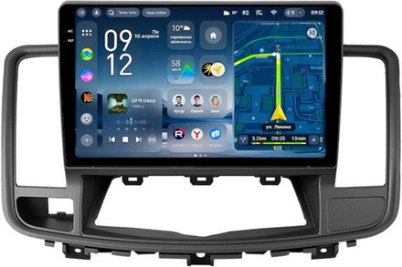 Магнитола для Nissan Teana J32 2008-2013 (ШГУ монохром) - Teyes CC4-PRO монитор 10.36" 2K QLED на Android 13, Snapdragon 778G, ИИ, CarPlay, DSP, 4G SIM-слот