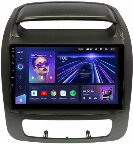 Магнитола для KIA Sorento 2 XM 2012-2020 (отдельный экран климата, со штатной КЗВ) - Teyes CC3L монитор 9" IPS на Android 10, 8-ядер, CarPlay, 4G SIM-слот