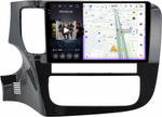 Магнитола для Mitsubishi Outlander 3 2012-2022 (левый руль, рамка 9) - Redpower 85656 PRO/PROmax ТОП звук, 2K QLED, Android 14, CarPlay, 4G SIM-слот