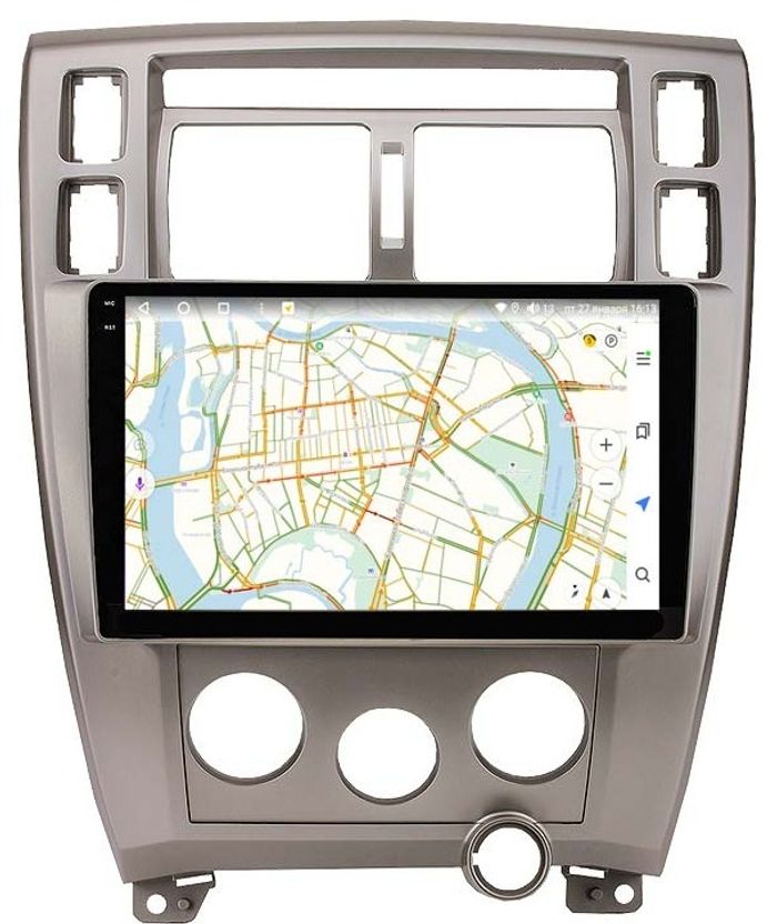 Магнитола для Hyundai Tucson 2004-2009 - Vaycar VA23-5546-2K на Android 13, 8-ядер, 2K QLED, ТОП процессор, CarPlay,4G SIM-слот