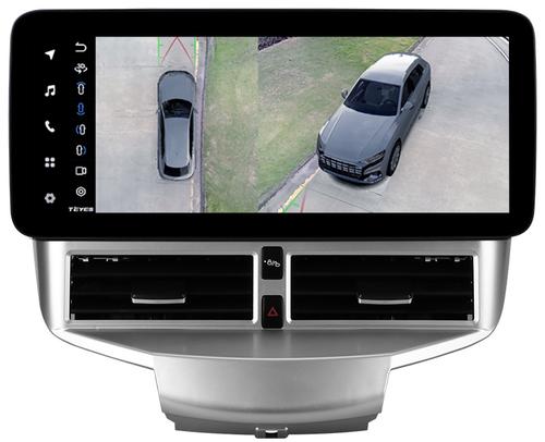 Магнитола для Ford Fiesta MK6 2012-2018 (голубой БК) - Teyes LUX ONE 360 монитор 12.3" 2K QLED на Android 10, 6Гб+128Гб, CarPlay, 4G SIM-слот, 4 камеры в комплекте