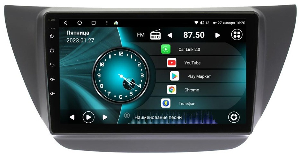 Магнитола для Mitsubishi Lancer 9 (CS), Lancer Cedia, Evolution (CT) - Vaycar VA47-5037 на Android 13, 8-ядер, 4G SIM-слот