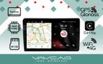 Магнитола для Toyota 200х100мм (рамка 9) - Vaycar VA77U-0007 на Android 13, Быстрая, 4G SIM-слот