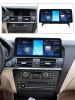 Магнитола для BMW X3 (F25) 2011-2014 CIC - Kuberg MKD монитор 12.3" в стиле BMW на Android 11, CarPlay, 4G SIM-слот