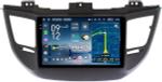 Магнитола для Hyundai Tucson 3 2015-2018 (штатная КЗВ, рамка черная) - Teyes CC4-PRO монитор 9.5" 2K QLED на Android 13, Snapdragon 778G, ИИ, CarPlay, DSP, 4G SIM-слот