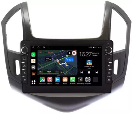 Магнитола для Chevrolet Cruze 2012-2015 (рамка черная) - Canbox 9-240 Android 10, ТОП процессор, CarPlay, 4G SIM-слот