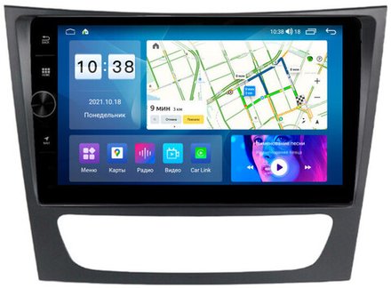 Магнитола для Mercedes-Benz E (W211) 2002-2010, CLS W219 - Parafar PF221LHDAV на Android 12, ТОП процессор, 3Гб+32Гб, CarPlay, 4G SIM-слот