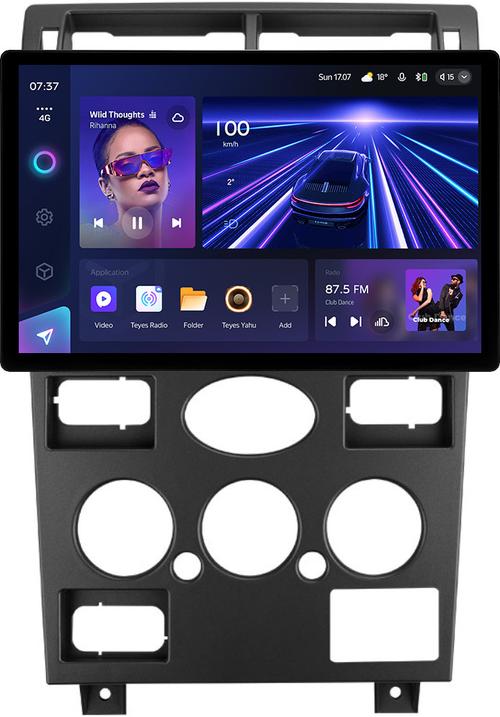 Магнитола для Ford Mondeo 3 2000-2006 (кондиционер) - Teyes CC3-2K монитор 13", QLED+2K, Android 10, ТОП процессор, 4G SIM-слот, CarPlay