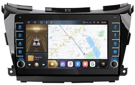 Магнитола для Nissan Murano 2016-2022 (поддержка Bose и 360) - Kuberg EW-1663 (кнопки и крутилки), Android 12, TS10,  CarPlay, 4G SIM-слот