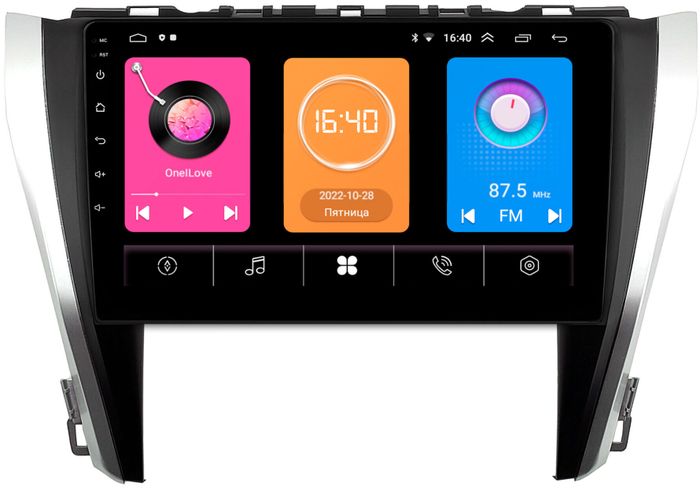 Магнитола для Toyota Camry 2014-2018 -  GT10-1045/1027 на Android 10, 2Гб-16Гб