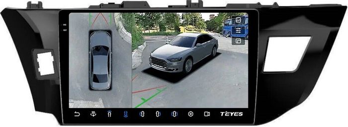Магнитола для Toyota Corolla E180 2012-2016 - Teyes CC3-2K-360 на Android 10, 2K QLED, 6Гб+128Гб, CarPlay, 4G SIM-слот, 4 камеры в комплекте