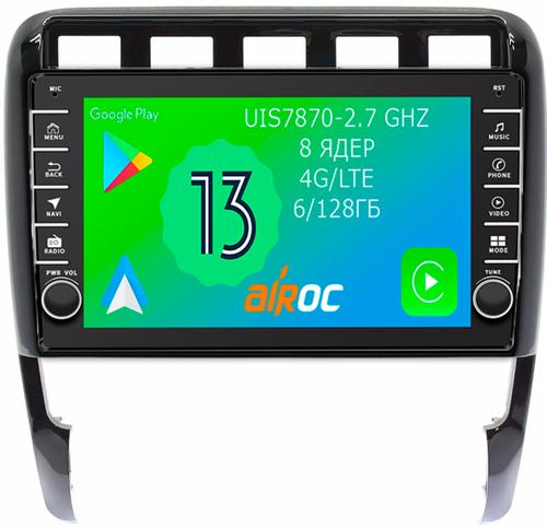 Магнитола для Porsche Cayenne 2002-2010 - Airoc AB-2921 (кнопки и крутилки), Android 13, TS20, 6/128Гб, SIM-слот, CarPlay