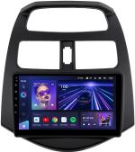 Магнитола для Chevrolet Spark M300 2009-2022, Ravon R2 (рамка матовая) - Teyes CC3L монитор 9" IPS на Android 10, CarPlay, 4G SIM-слот