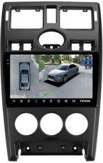 Магнитола для Lada Priora 2007-2013 (рамка черная тип 1) - Teyes CC3-2K-360 монитор 9.5" 2K QLED на Android 10, Быстрая, CarPlay, 4G SIM-слот, 4 камеры в комплекте