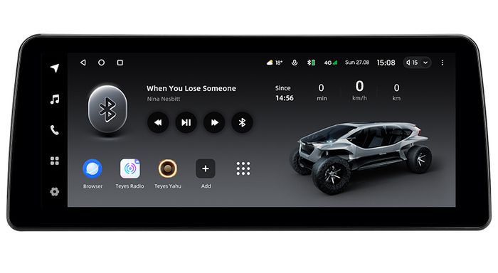 Магнитола для Ford Kuga 2 2013-2019 - Teyes LUX ONE монитор 12.3" 2K QLED на Android 10, CarPlay, 4G SIM-слот