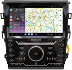 Магнитола для Ford Mondeo 5 2015-2018 - Kuberg QLed, Android 13, Быстрейшая, CarPlay, SIM-слот