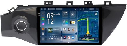 Магнитола для KIA Rio 4, Rio X-Line 2017-2020 (рамка с кнопкой) - Teyes CC4-PRO монитор 9.5" 2K QLED на Android 13, Snapdragon 778G, ИИ, CarPlay, DSP, 4G SIM-слот