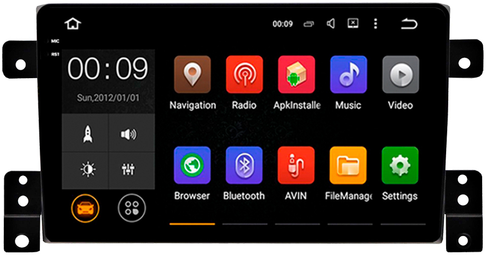 Магнитола для Suzuki Grand Vitara 2005-2016 - AIROC 2K RX-3503 Android 13, QLed+2K, ТОП процессор, 8/128, CarPlay, SIM-слот