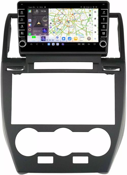 Магнитола для Land Rover Freelander 2007-2012 (взамен монохрома) - Kuberg SF-9302 (кнопки и крутилки) Android 13, TS20, 6+128Гб, CarPlay, 4G SIM-слот
