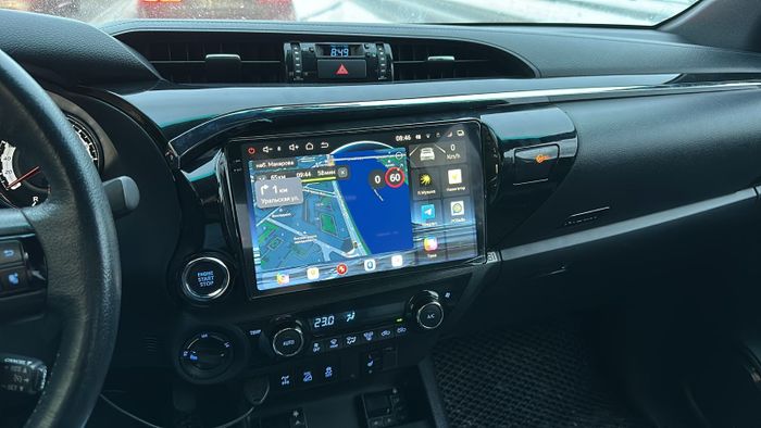 Магнитола для Toyota Hilux 8 2015-2023+ - Redpower 85186 PRO/PROmax ТОП звук, 2K QLED, Android 14, CarPlay, 4G SIM-слот