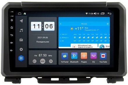 Магнитола для Suzuki Jimny 2019+ - AK405R9-MTK-LTE Android 10, 8-ядер, 4-64Гб, SIM-слот