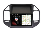 Магнитола для Mitsubishi Pajero 3, Montero 3 1999-2006 (рамка черная) - Vaycar VA47-1019 на Android 13, 8-ядер, 2Гб-32Гб, 4G SIM-слот