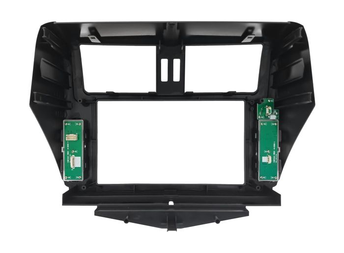 Комплект рамки с разъёмами 9" Toyota Prado 150 2009-2013 взамен 7" Navi