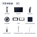 Магнитола для Mercedes-Benz GL (X164), ML (W164) 2005-2012 (рамка с крутилками и кнопками) - Teyes CC3L на Android 10, CarPlay, 4G SIM-слот