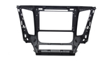 Комплект рамки с разъёмами 9"+can Mitsubishi Pajero Sport 2015-2021 АКПП, климат овальный