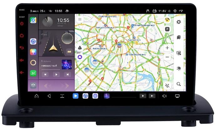 Магнитола для Volvo XC90 2006-2014 - Kuberg OL-9136 QLed, Android 13, TS20, CarPlay, SIM-слот