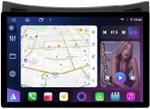 Магнитола для Toyota Vitz 2, Yaris 2 2005-2011 (рамка черная) - FarCar BX877 монитор 13" 2K QLED на Android 13, TS10, 6+128, CarPlay, 4G SIM-слот