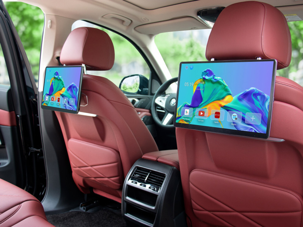 Монитор на подголовник для BMW 2023+ - ERGO ER1330BM с сенсорным экраном 13,3” ( Fullhd 2К 2560х1440, Android, 3+32Gb) черный