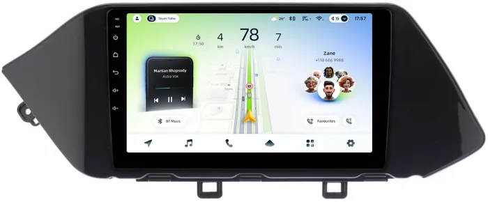 Магнитола для Hyundai Sonata DN8 2020+ - Teyes CC4L монитор 10" IPS на Android 14, Snapdragon 662, CarPlay, 4G SIM-слот