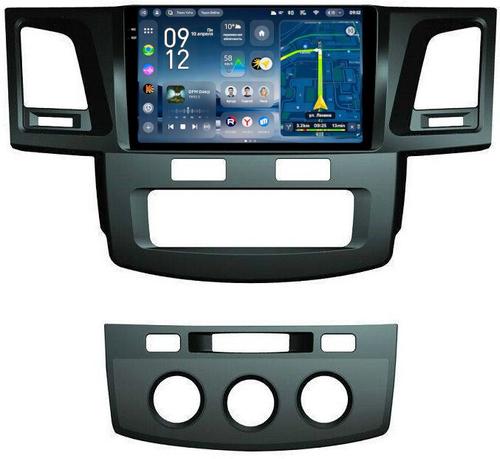 Магнитола для Toyota HiLux 7 2011-2015 - Teyes CC4-PRO монитор 9.5" 2K QLED на Android 13, Snapdragon 778G, ИИ, CarPlay, DSP, 4G SIM-слот