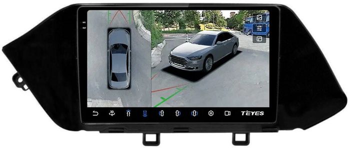 Магнитола для Hyundai Sonata DN8 2020+ - Teyes CC3-2K-360 на Android 10, 2K QLED, 6Гб+128Гб, CarPlay, 4G SIM-слот, 4 камеры в комплекте