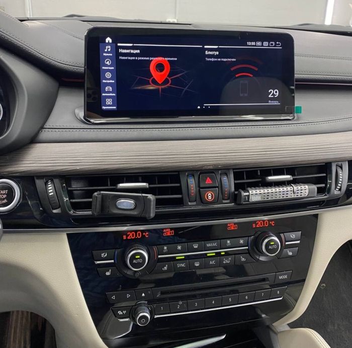 Магнитола для BMW X5 F15, X6 F16 2014-2017 NBT - RDL-6245 монитор 10.25" на Android 13, Быстрая, CarPlay, 4G SIM-слот