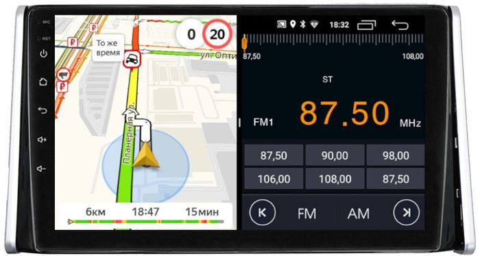 Магнитола для Toyota RAV4 50 2019-2024+ (рынок РФ и ОАЭ) - Parafar PF568FHD на Android 13, 8-ядер, 2Гб+32Гб, CarPlay, 4G SIM-слот