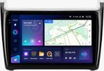 Магнитола для Volkswagen Polo 5 2009-2020 (рамка черная глянцевая) - Teyes CC3-2K QLed Android 10, Быстрая, SIM-слот, CarPlay