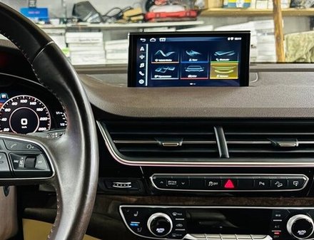 Магнитола для Audi Q7 2015-2020 - Kuberg SL-A904 монитор 9", Android 10, 8Гб+128Гб, CarPlay, SIM-слот