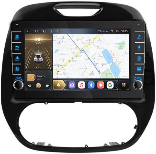 Магнитола для Renault Kaptur 2016+ (кондиционер) - Kuberg EW-9627-M (кнопки и крутилки), Android 12, TS10, CarPlay, 4G SIM-слот