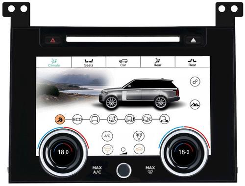 Сенсорная панель климата Range Rover 4 2012-2017 - Kuberg ZF-2003 LCD/ЖК экран 9" с отверстием под CD
