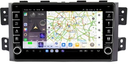 Магнитола для KIA Mohave 2008-2017 - Kuberg OL-9738 (кнопки и крутилки) Android 13, TS20, 6+128Гб, CarPlay, 4G SIM-слот