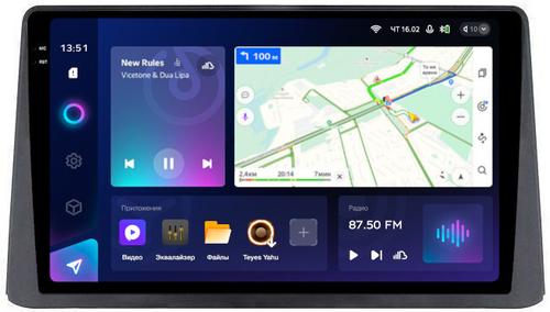 Магнитола для Opel Mokka 2012-2016 (рамка тип 1) - Teyes CC3-2K монитор 9.5" 2K QLED на Android 10, ТОП процессор, CarPlay, 4G SIM-слот