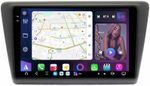 Магнитола для Skoda Rapid 1 2012-2020 (рамка тип 2) - FarCar XXL3043M монитор 9.5" 2K QLED на Android 14, TS20, 8+256Гб, CarPlay, 4G SIM-слот