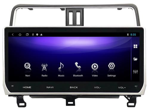 Магнитола для Toyota Land Cruiser Prado 150 2017-2023 - Kuberg ZH-T1204 монитор 12.3", Android 12, 8Гб+128Гб, CarPlay, SIM-слот