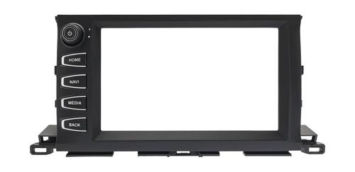 Комплект рамки с разъёмами 9" Toyota Highlander U50 2013-2019(с кнопками)